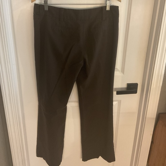 AB Studio - Townsend - Flat Front Wide Leg Dress Pants - Brown - Ladies Size 8 - Picture 4 of 13